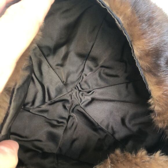 Vintage  mink hat/beret - Picture 4 of 4